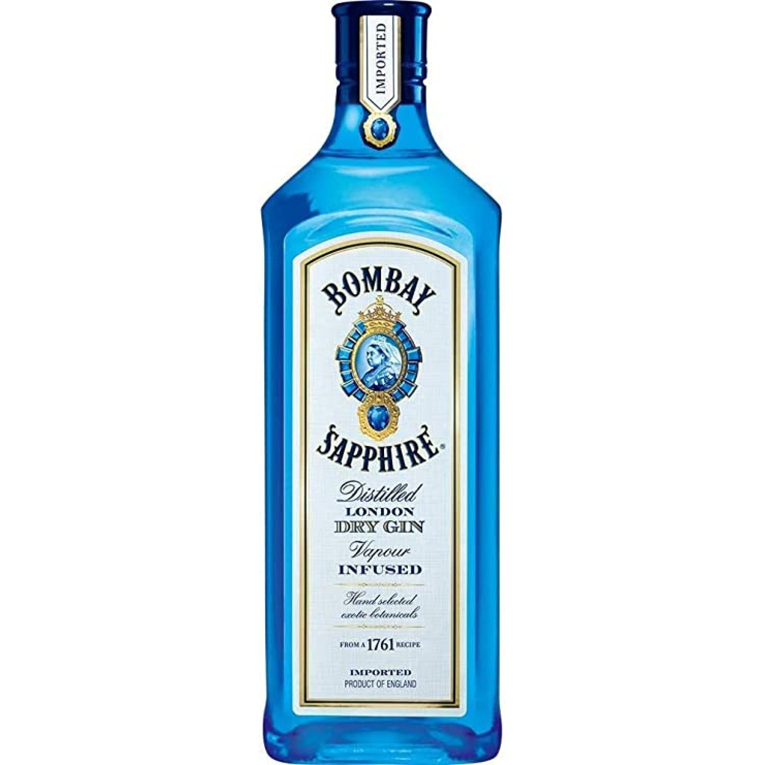 GINEBRA BOMBAY SAPHIRE 12/750ML 47°