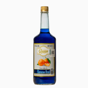 Licor sabor Curaçao Azul Caribean Queen 1 Lt