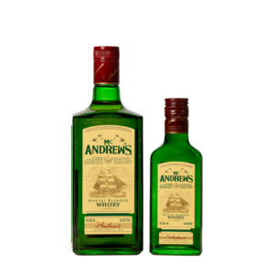 WHISKY MC ANDREWS 6/750 ML 40° + MC ANDREWS 6/200 ML 40°